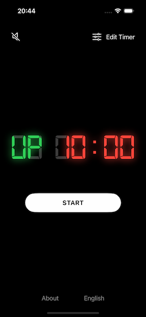 The Box Timer app - How to set an interval timer with both work and rest time step 2